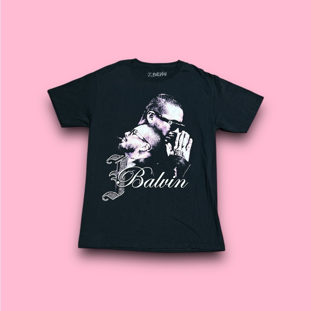 J Balvin Music Concert Tour T-shirt Black Men’s Small